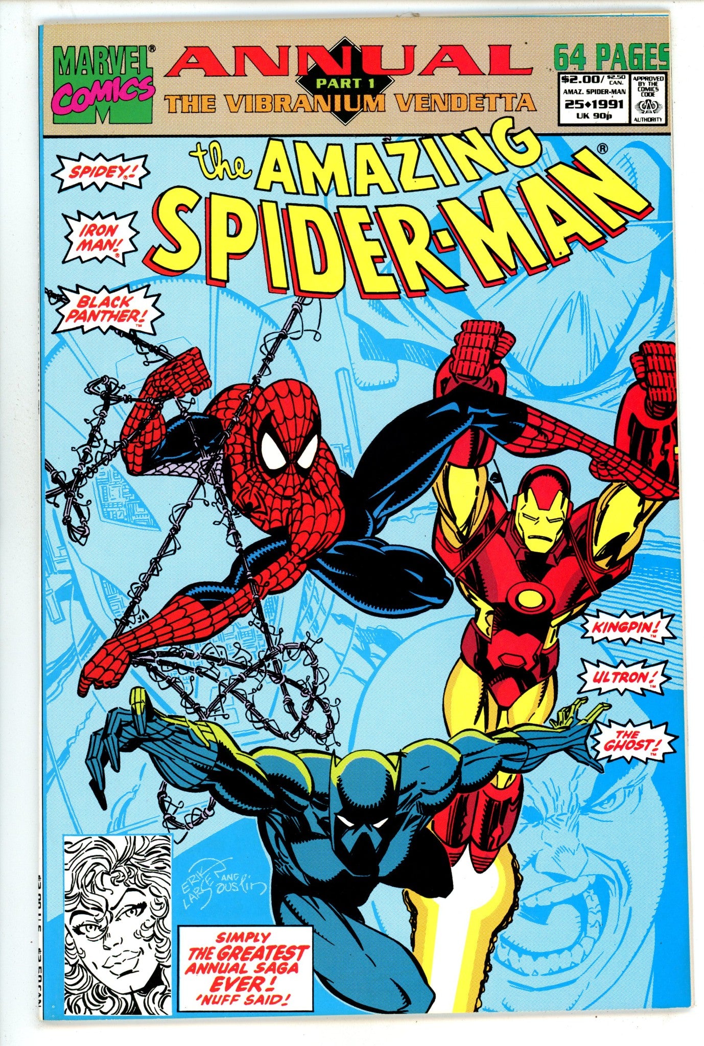 The Amazing Spider-Man Annual Vol 1 25 VF (8.0) (1991) 
