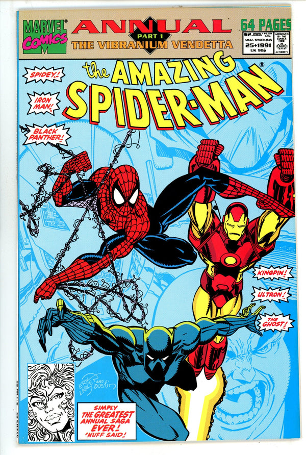 The Amazing Spider-Man Annual Vol 1 25 VF (8.0) (1991)