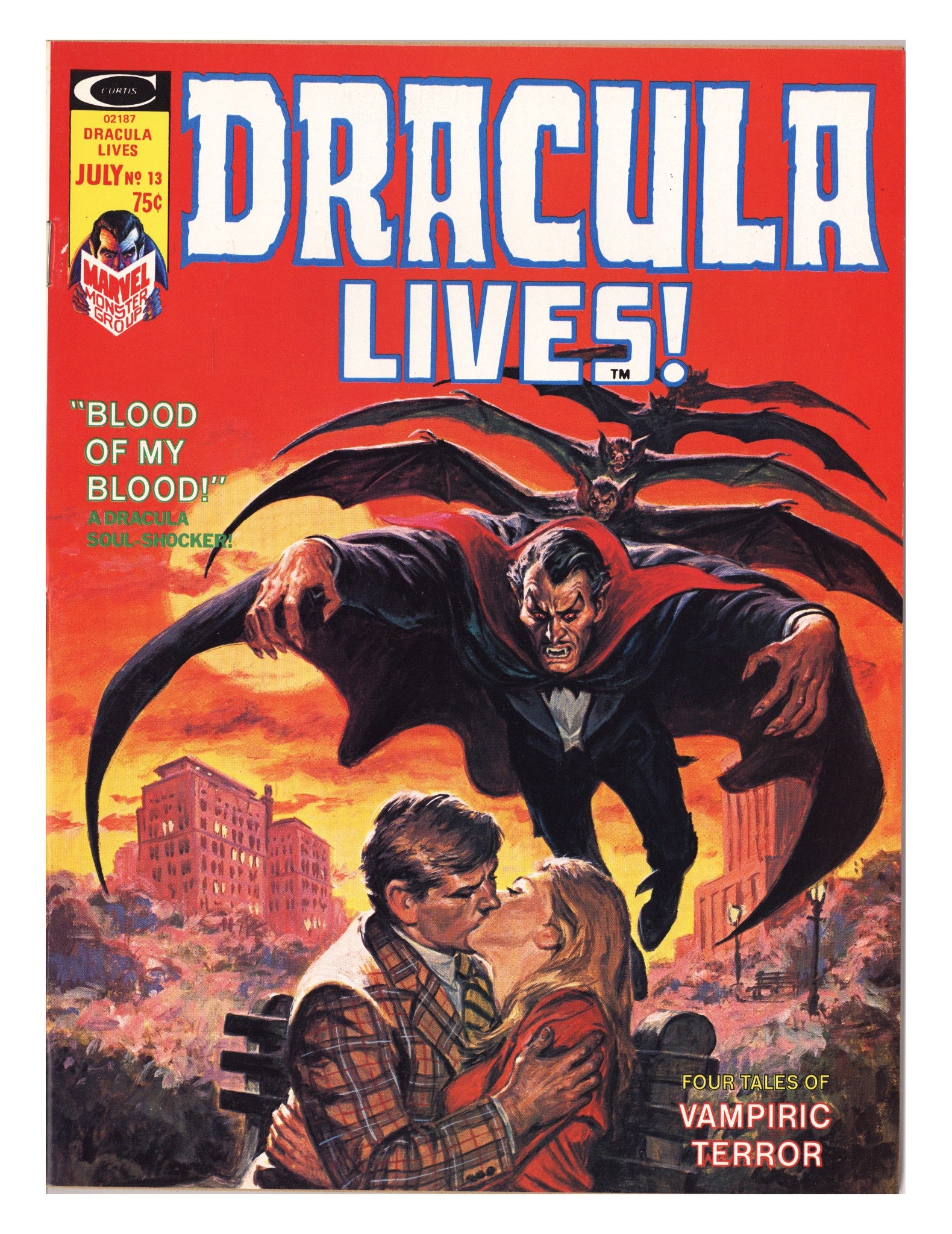 Dracula Lives 13 VF+ (8.5) (1975) 