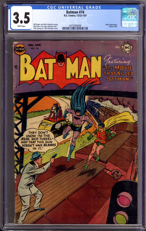 Batman Vol 1 74 CGC 3.5 (VG-) (1952)
