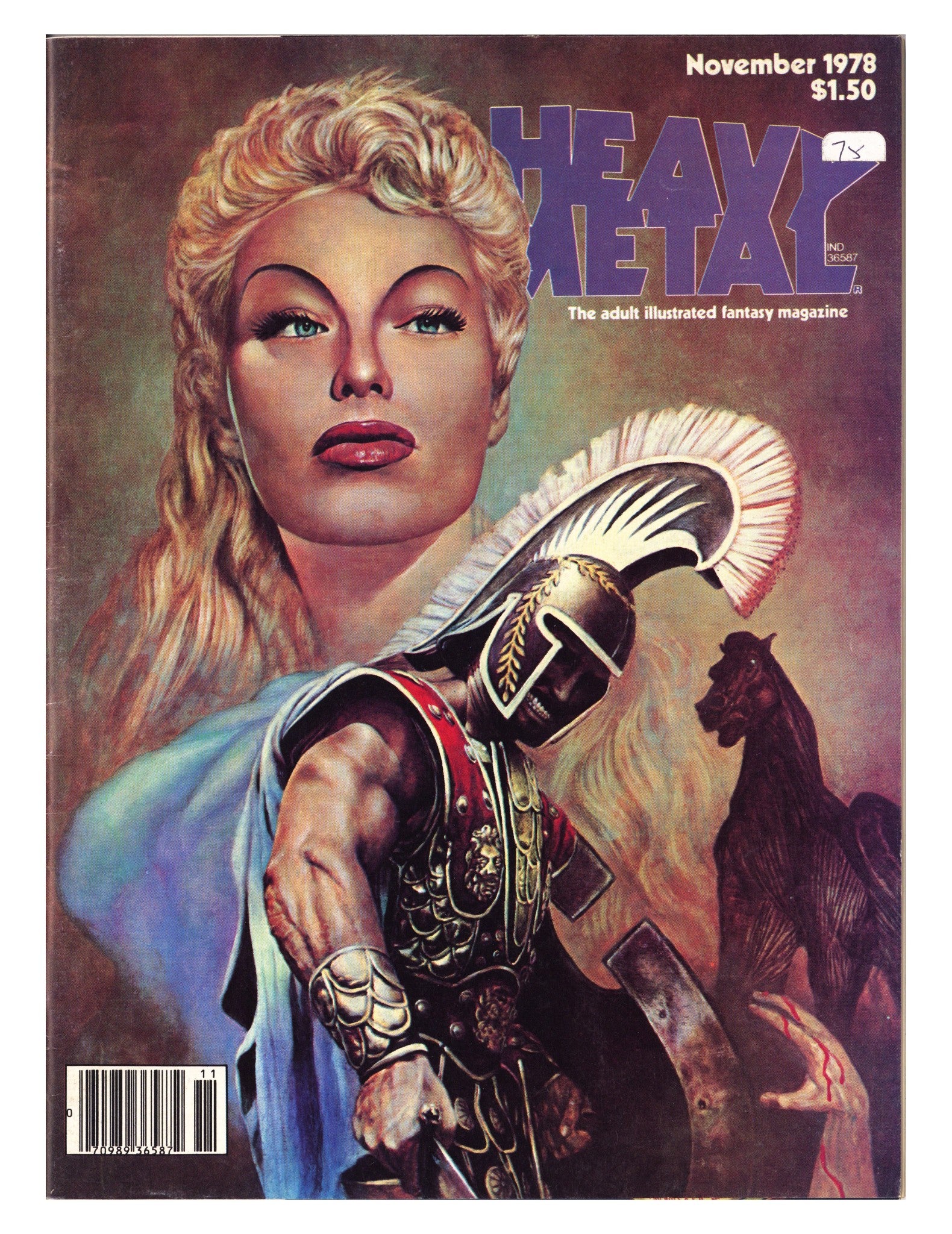 Heavy Metal Magazine Vol 2 7 Low Grade (1978) Newsstand 