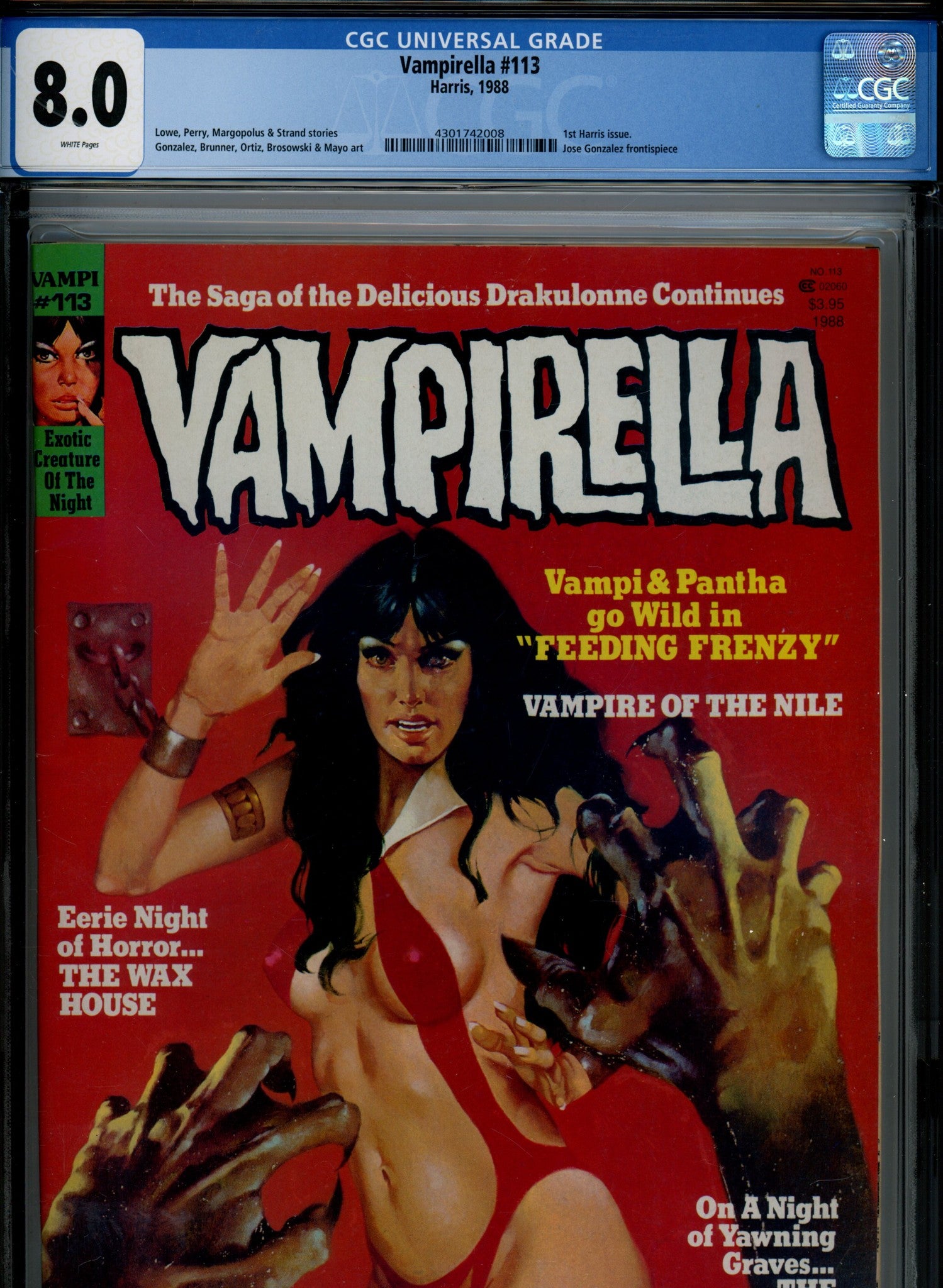 Vampirella Vol 1 113 CGC 8.0 (1988)