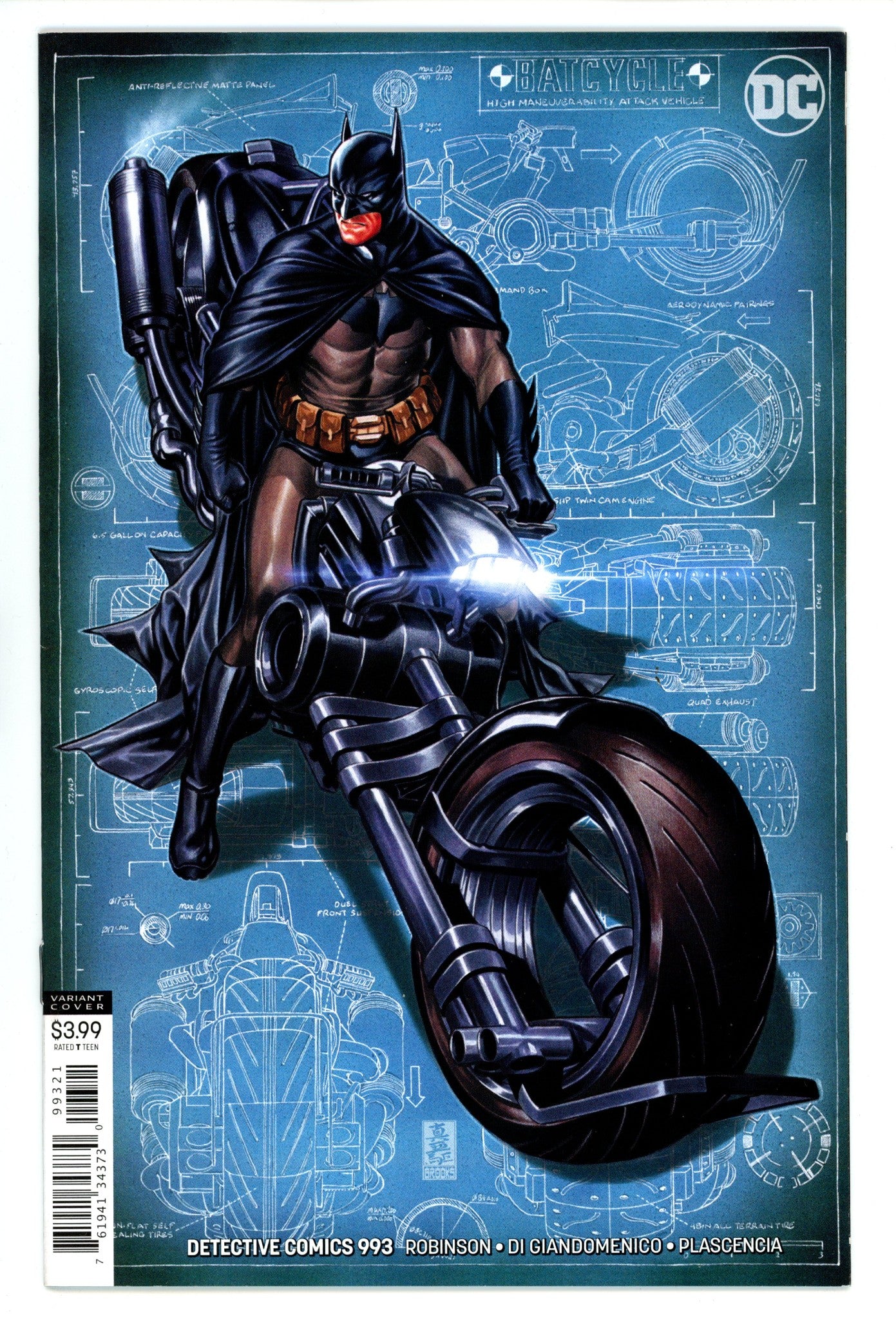 Detective Comics Vol 3 993 High Grade (2019) Brooks Variant 