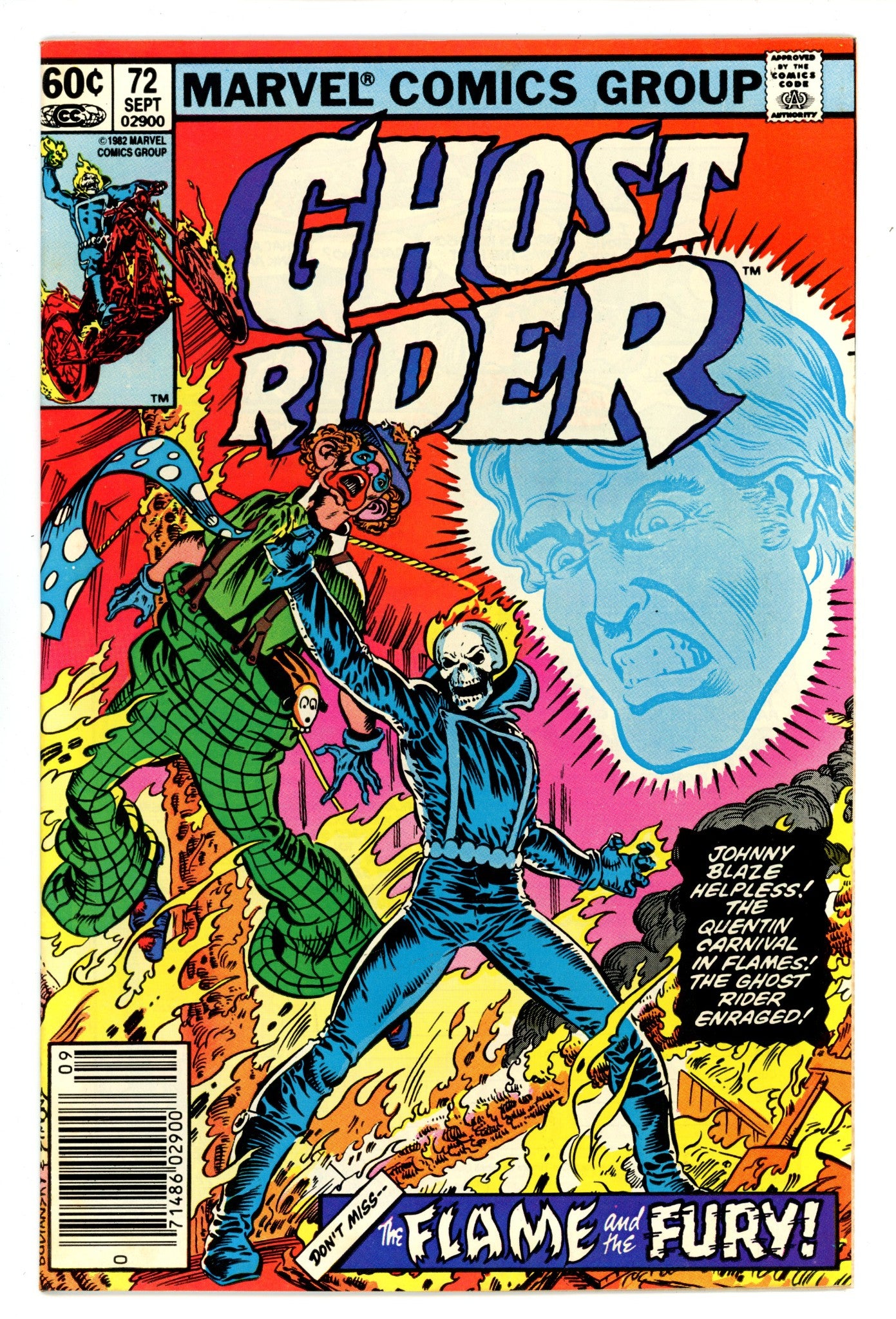 Ghost Rider Vol 1 72 VF- (7.5) (1982) Newsstand