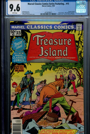 Marvel Classics Comics 15 CGC 9.6 (NM+) (1976) 