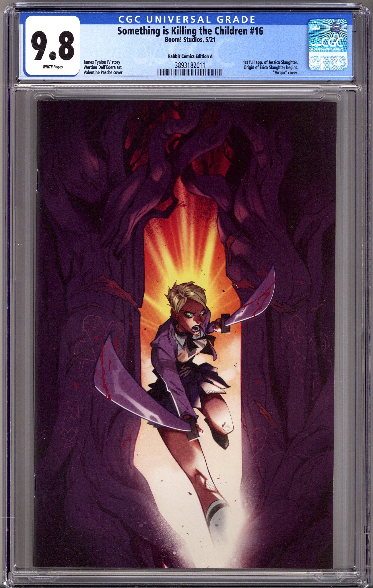 Something Is Killing the Children 16 CGC 9.8 (NM/M) 119/500 (2021) Pasche Virgin Exclusive Variant 