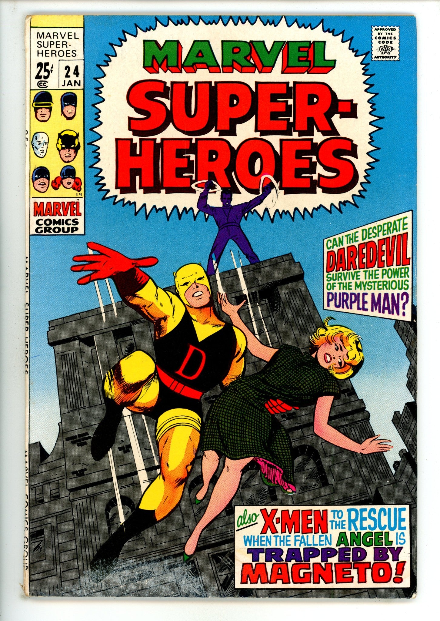 Marvel Super-Heroes Vol 1 24 VG (4.0) (1970) 