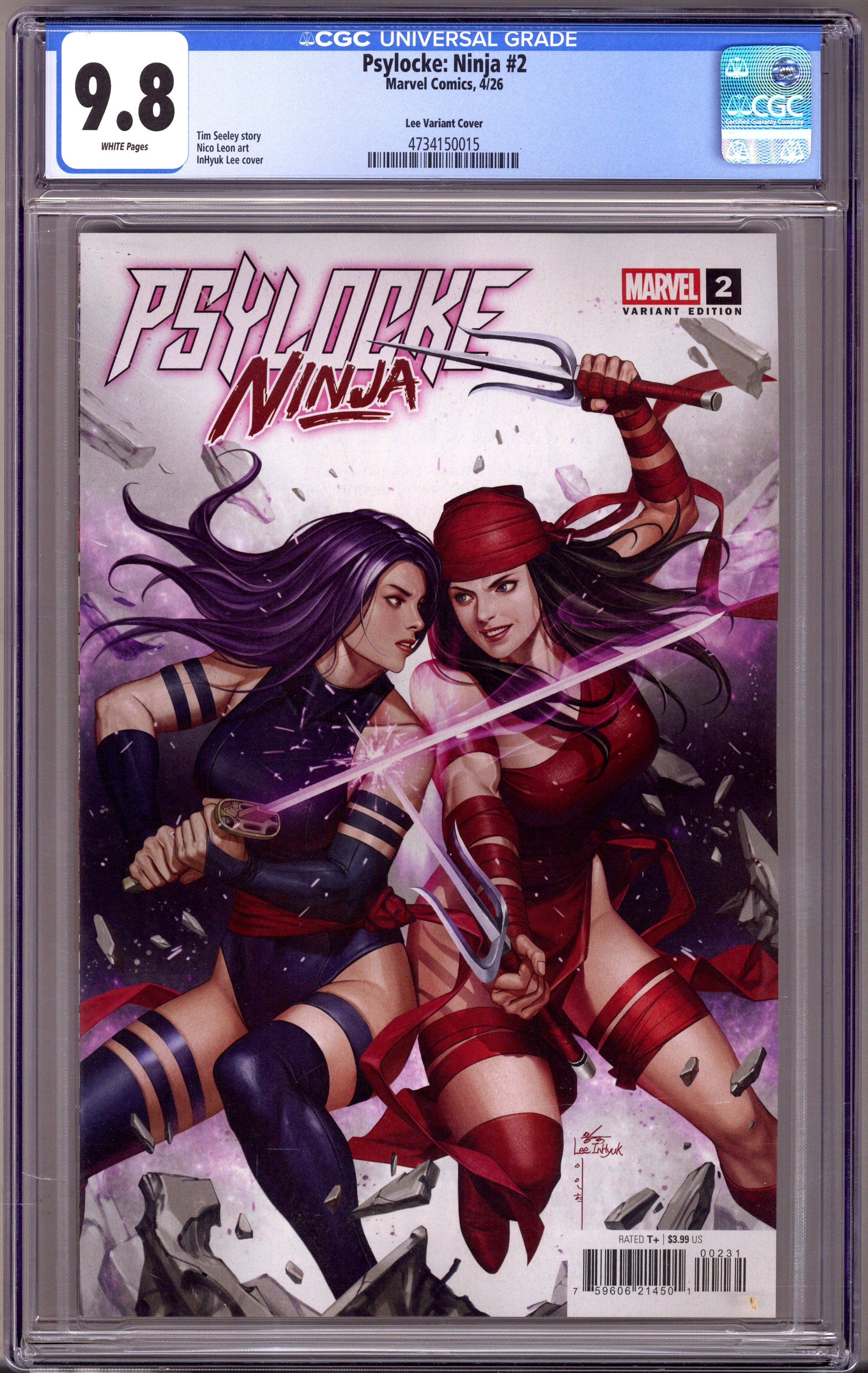Psylocke: Ninja 2 CGC 9.8 (NM/M) (2026) Lee Variant 