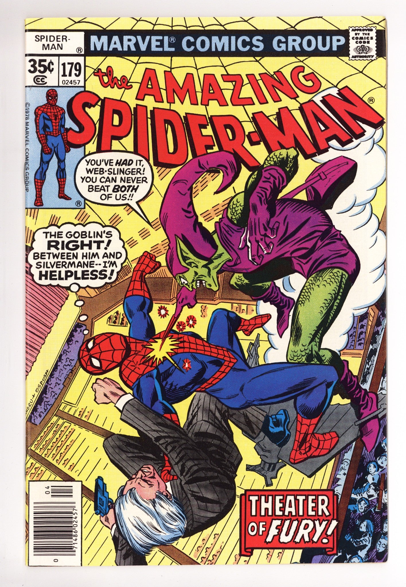 The Amazing Spider-Man Vol 1 179 VF+ (8.5) (1978) 