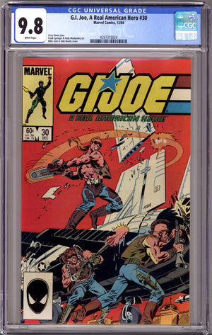 G.I. Joe, A Real American Hero 30 CGC 9.8 (NM/M) (1984)
