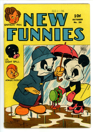 New Funnies 104 VG/FN (5.0) (1945) 