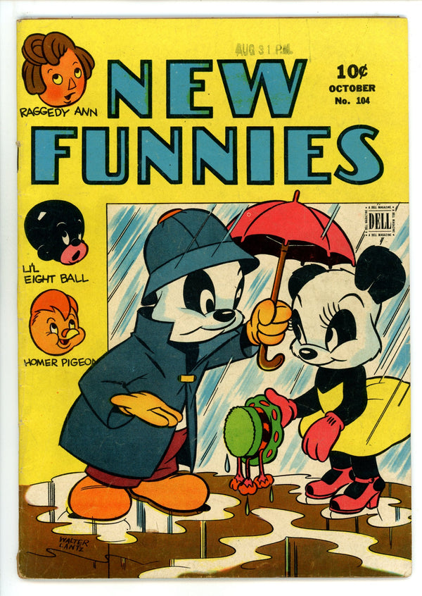 New Funnies 104 VG/FN (5.0) (1945)