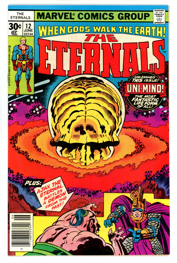 The Eternals Vol 1 12 NM- (9.2) (1977)