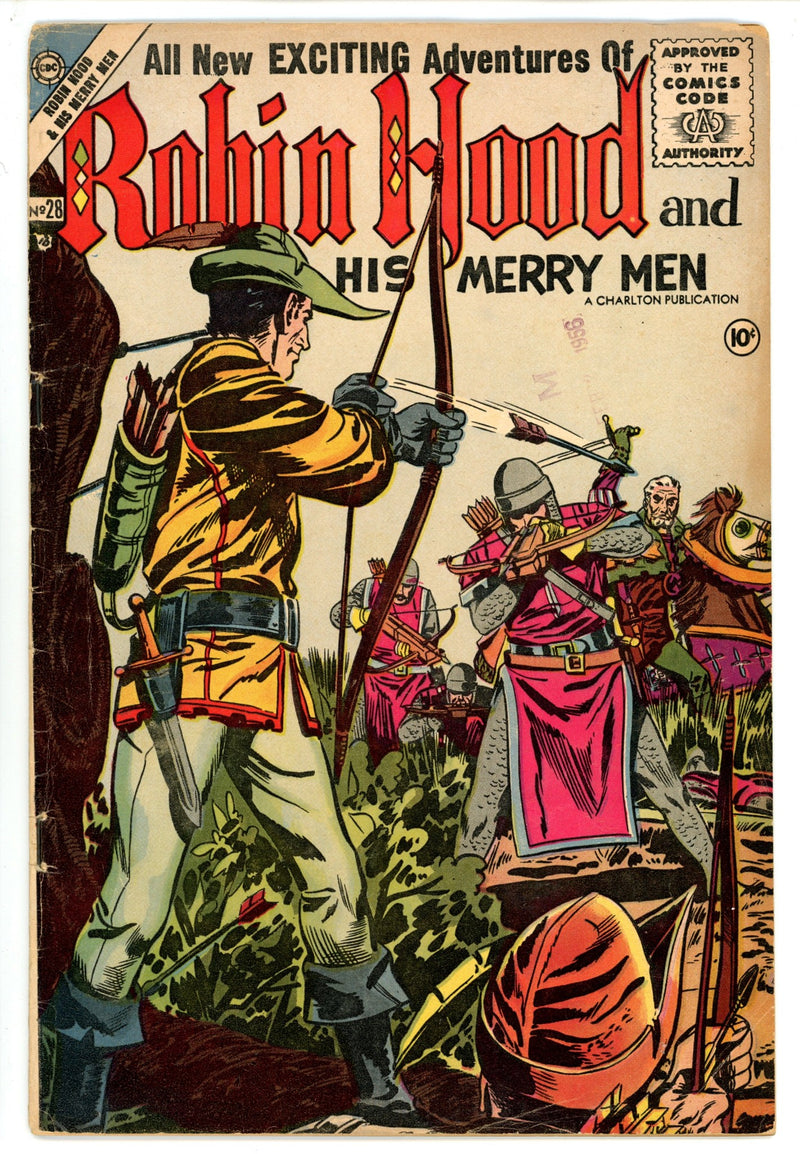 Robin Hood and His Merry Men 28 VG+ (1956)