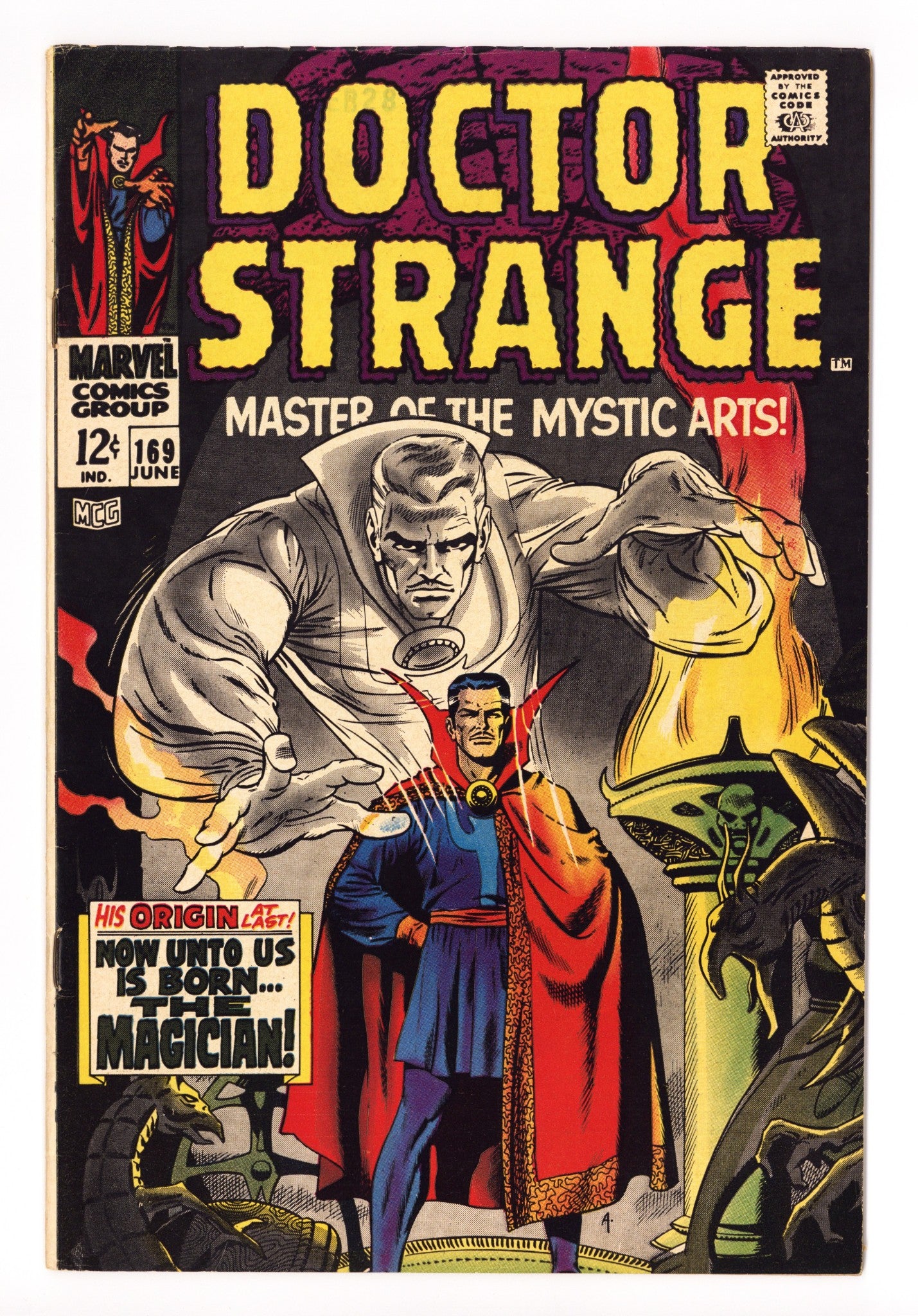 Doctor Strange Vol 1 169 VF- (7.5) (1968) 