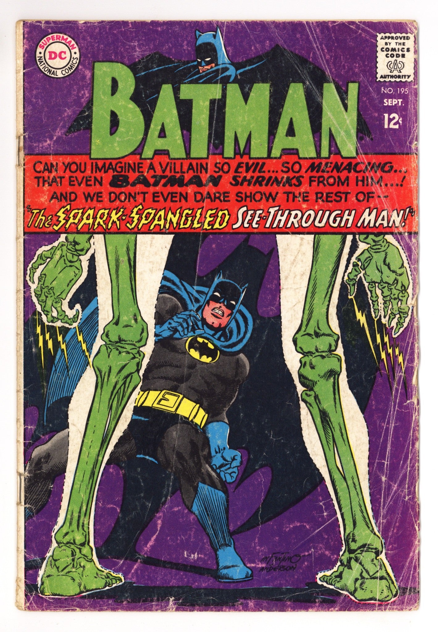 Batman Vol 1 195 GD+ (2.5) (1967) 