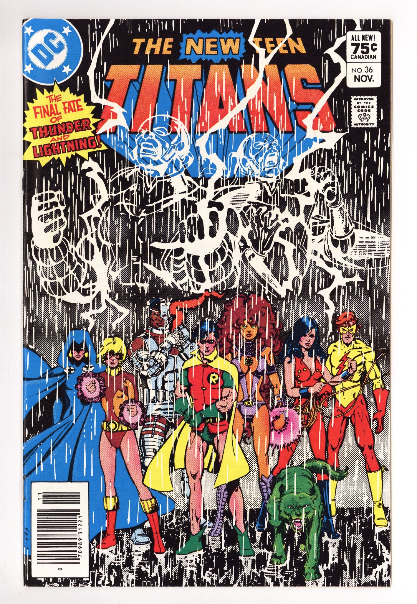 The New Teen Titans Vol 1 36 VF/NM (9.0) (1983) Canadian Price Variant 