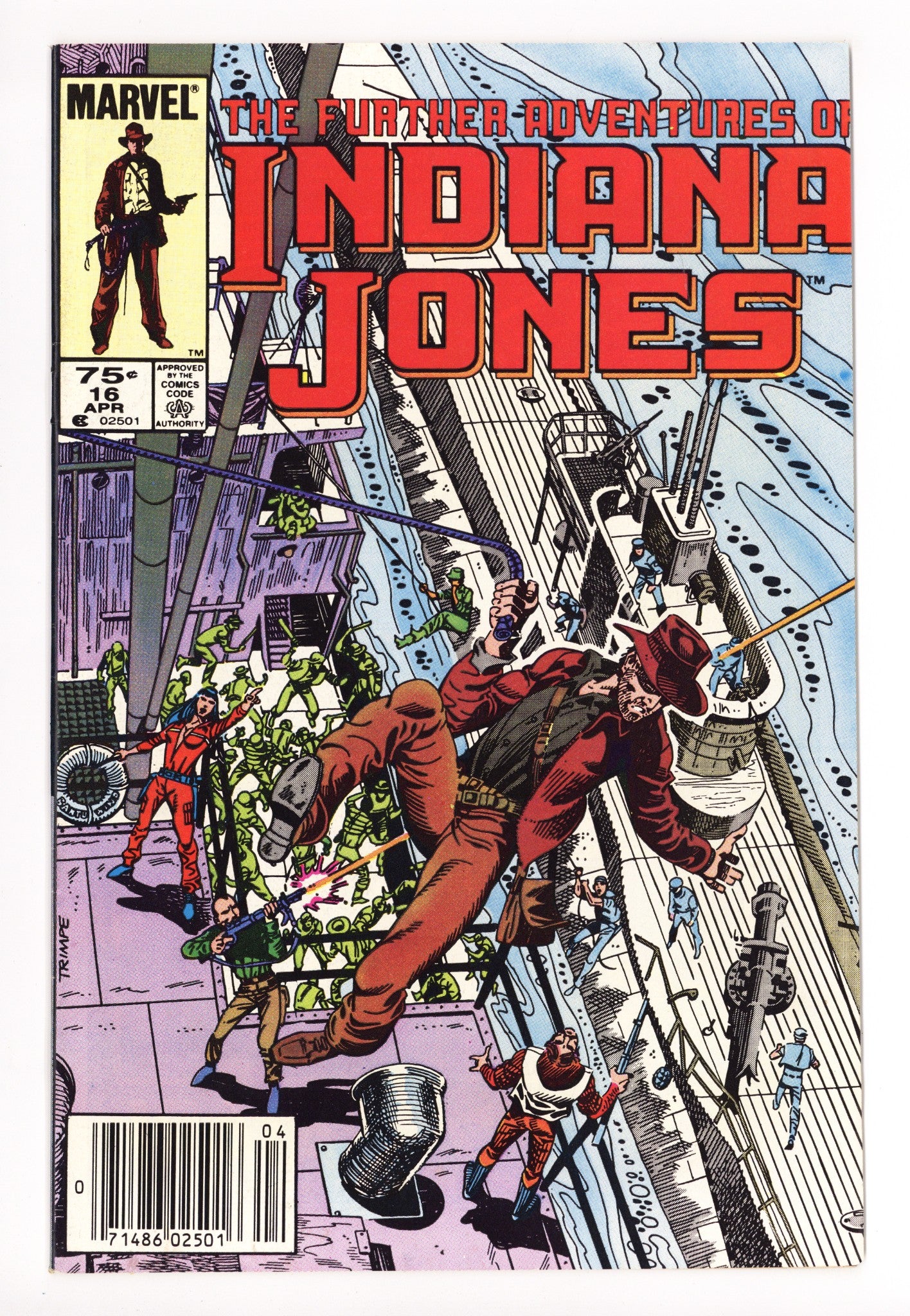 The Further Adventures of Indiana Jones 16 VF+ (8.5) (1984) Canadian Price Variant 