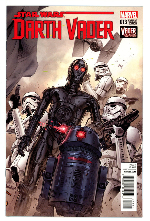 Darth Vader Vol 1 13 NM- (9.2) (2016) Mann Incentive Variant