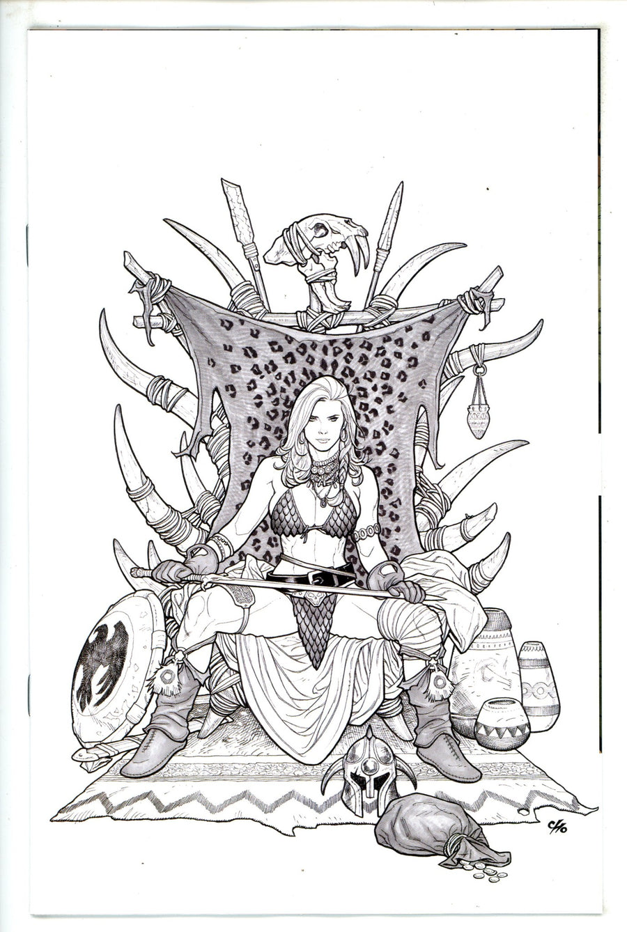 Savage Red Sonja 4 Cho Virgin B&W Incentive Variant NM- (2024)