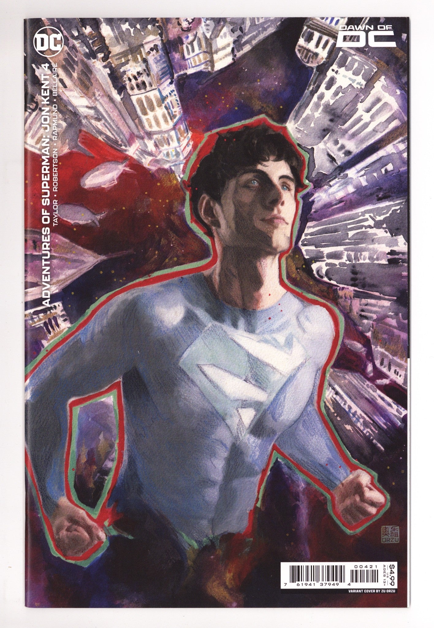 Adventures of Superman: Jon Kent 4 High Grade (2023) Orzu Variant 