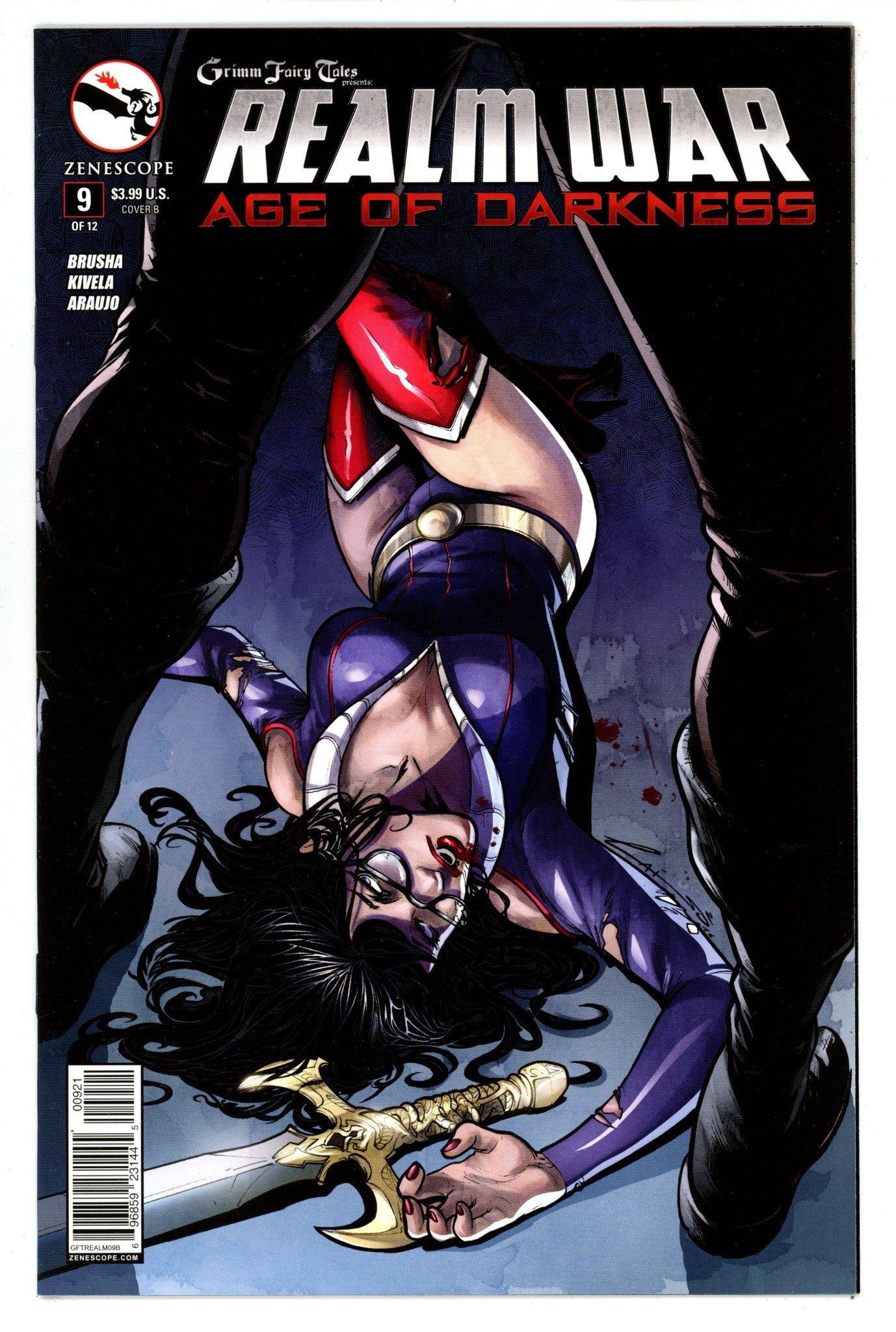 Grimm Fairy Tales Presents Realm War: Age of Darkness 9 Mid Grade (2015) Pantalena Variant 