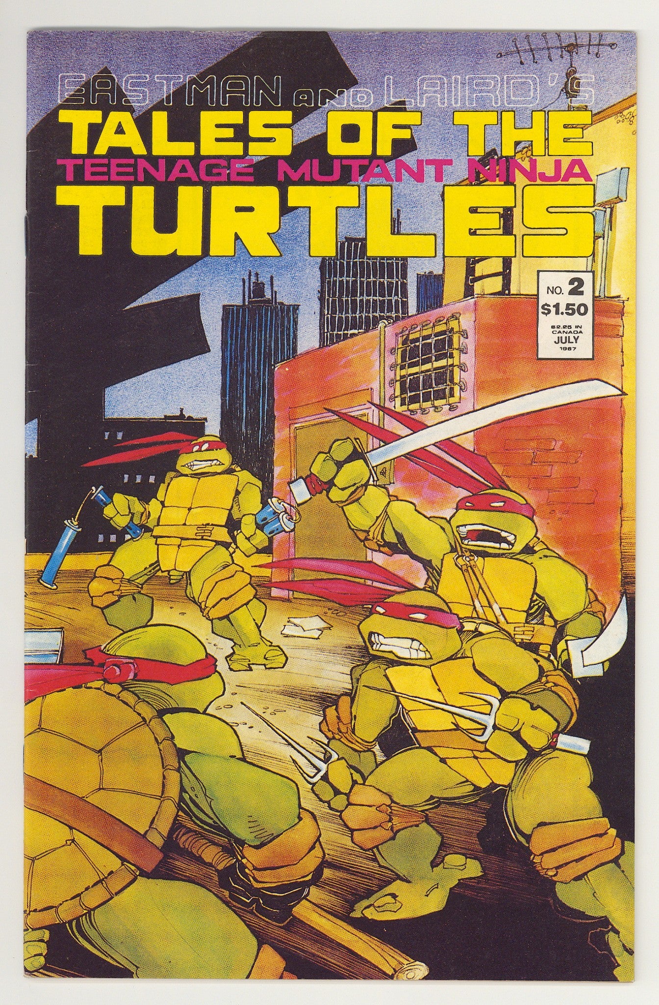 Tales of the Teenage Mutant Ninja Turtles Vol 1 2 Mid Grade (1987) 