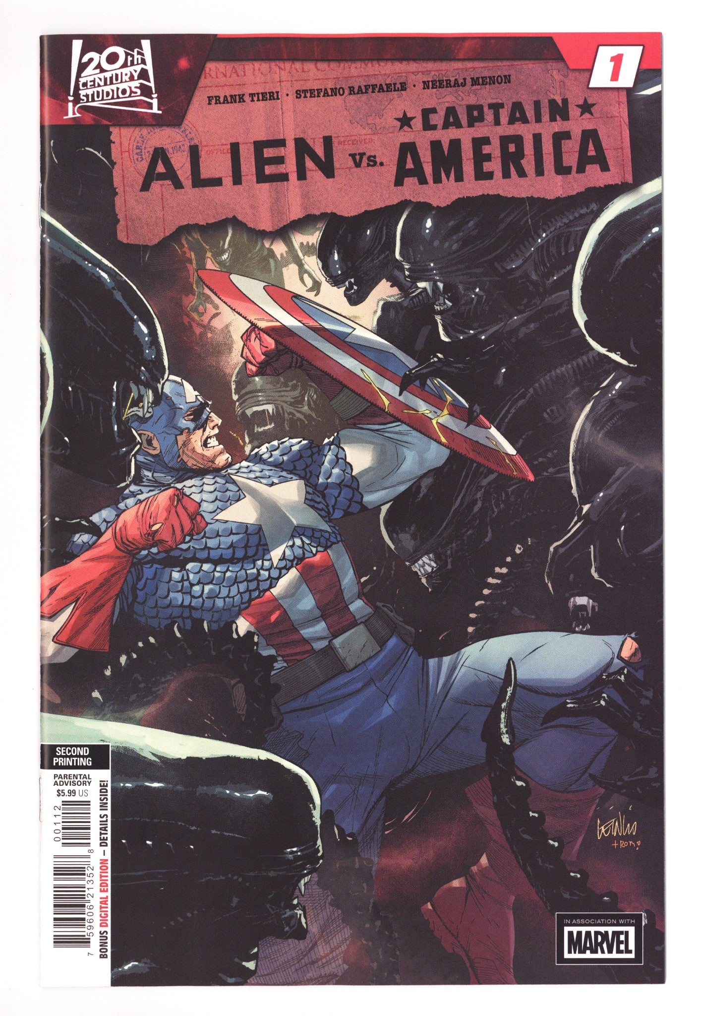 Alien Vs. Captain America 1 Variant (2025)