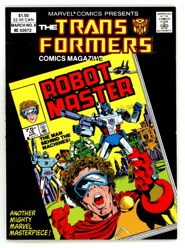The Transformers Comics Magazine 8 VF/NM (9.0) (1988)