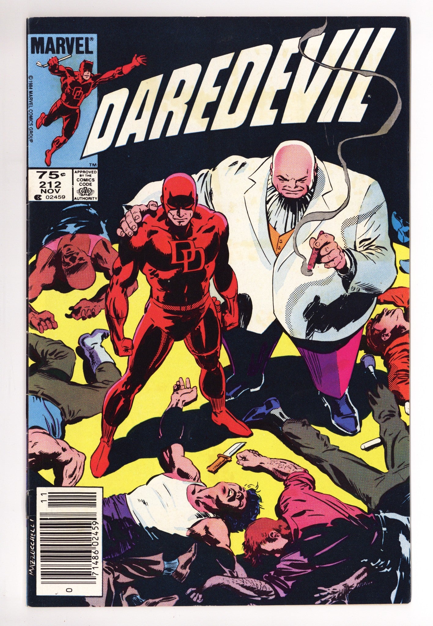 Daredevil Vol 1 212 Low Grade (1984) Canadian Price Variant 