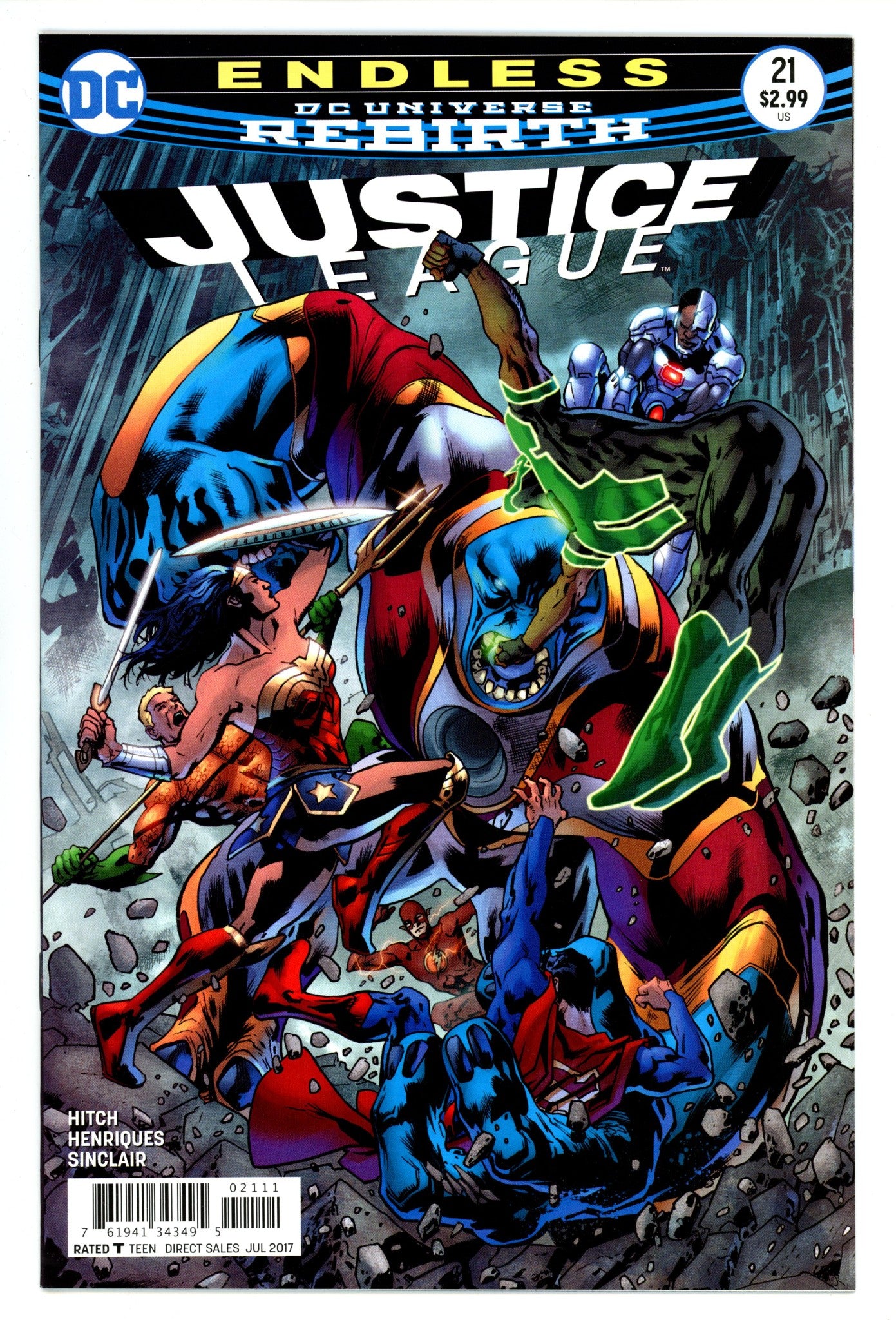 Justice League Vol 2 21 High Grade (2017) 