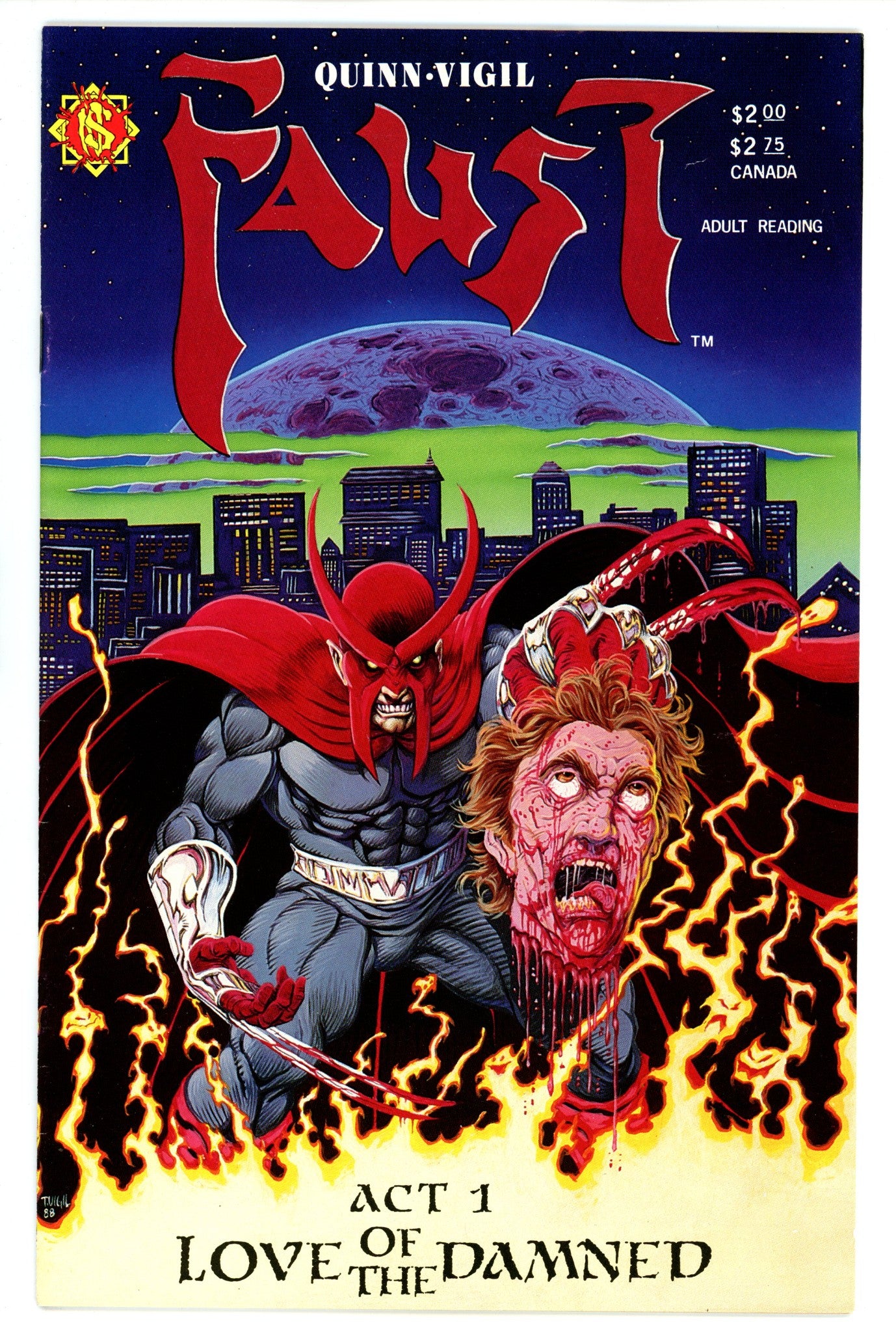 Faust Vol 1 1 FN (6.0) (1989) 