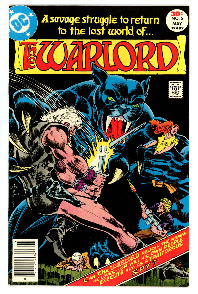 Warlord Vol 1 6  VF+ (8.5)  (1977)   