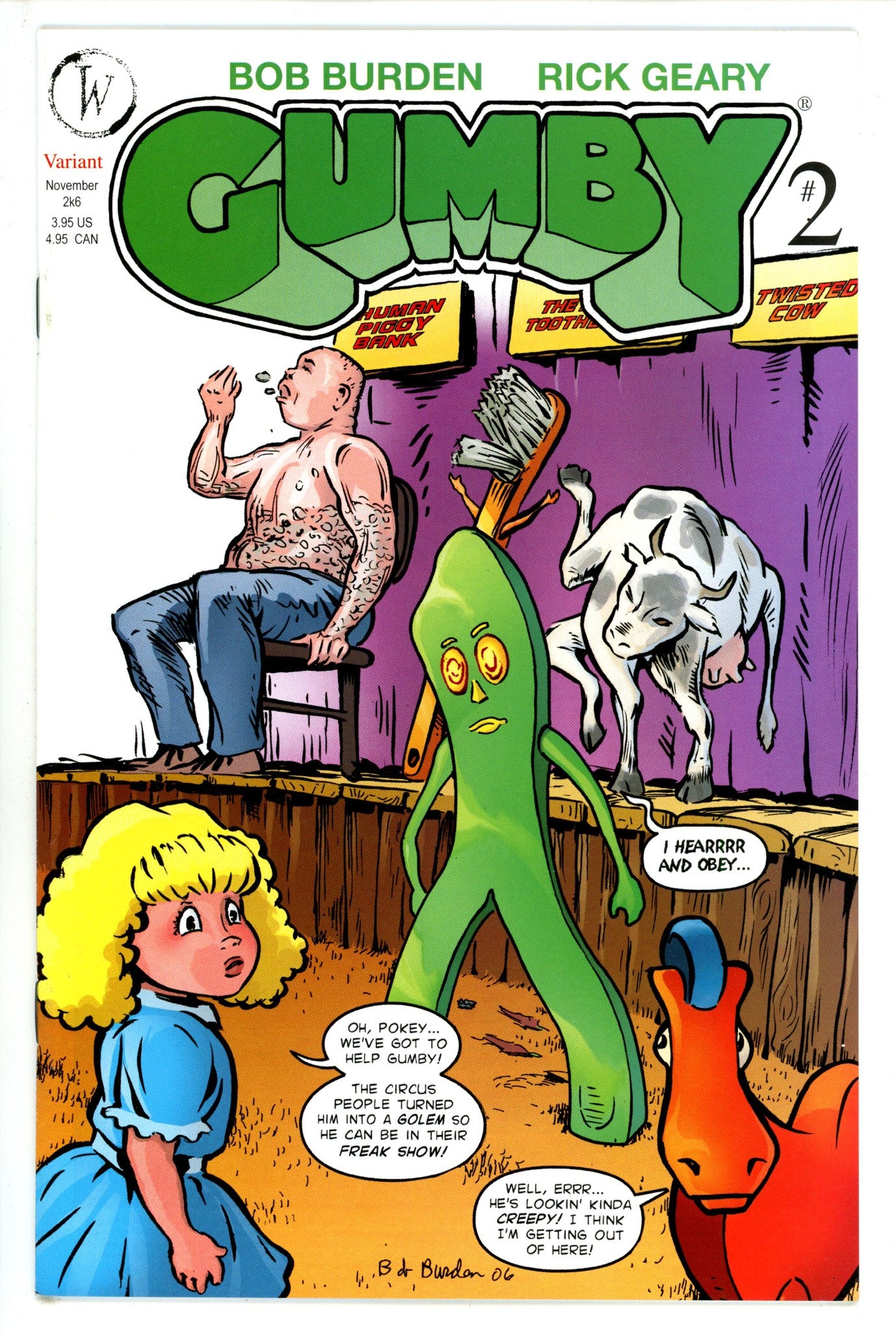Gumby 2 High Grade (2006) Burden Variant 