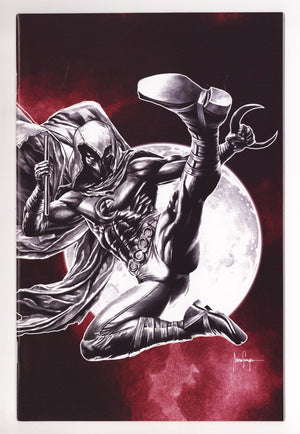 Moon Knight: Black, White & Blood 1 High Grade (2022) Suayan Virgin Exclusive Variant