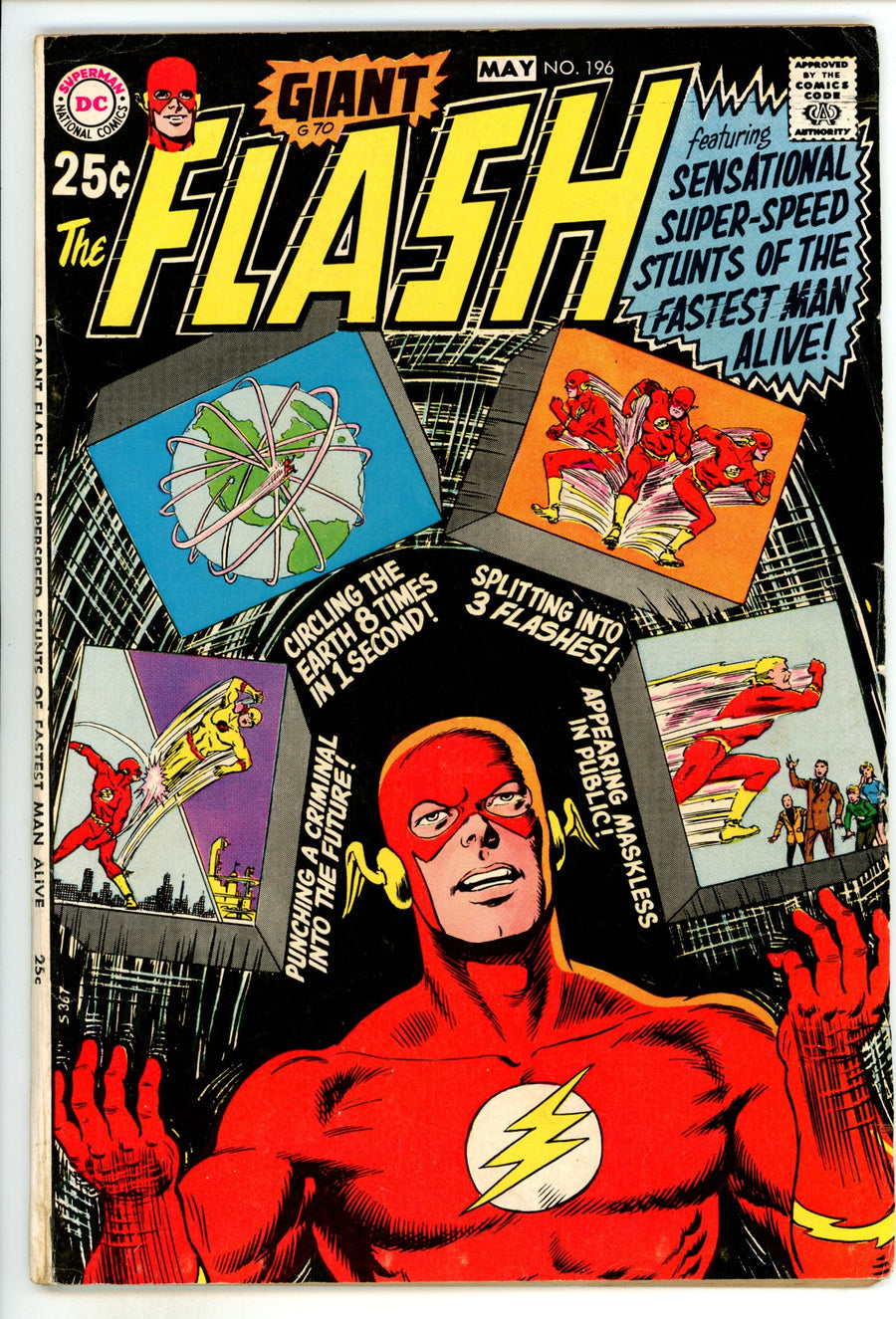 The Flash Vol 1 196 VG/FN (5.0) (1970) 