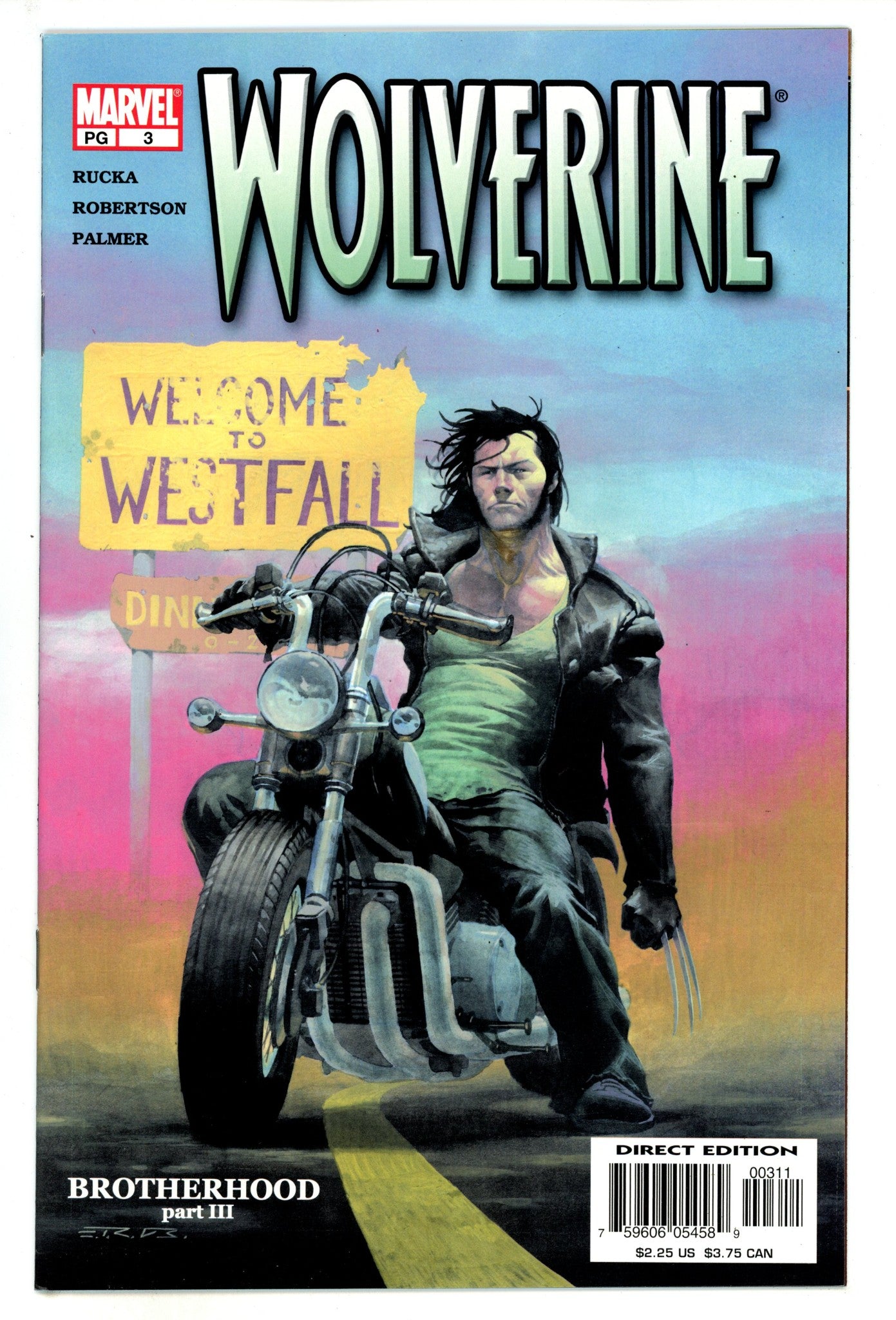 Wolverine Vol 3 3 High Grade (2003) 