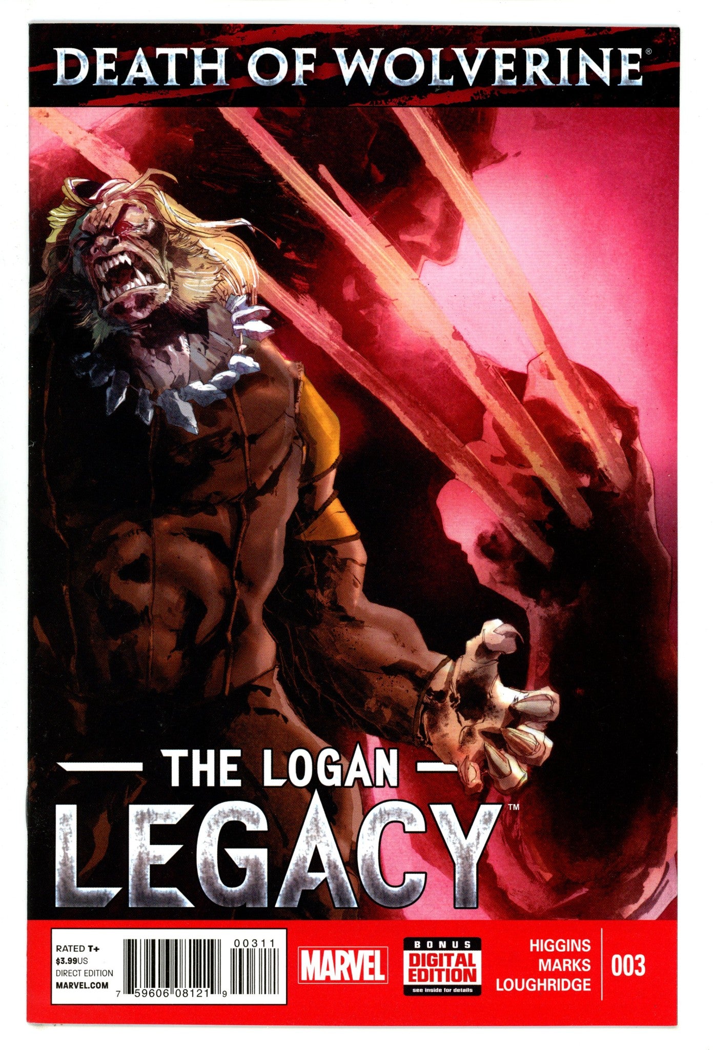 Death of Wolverine: The Logan Legacy 3 High Grade (2014) 