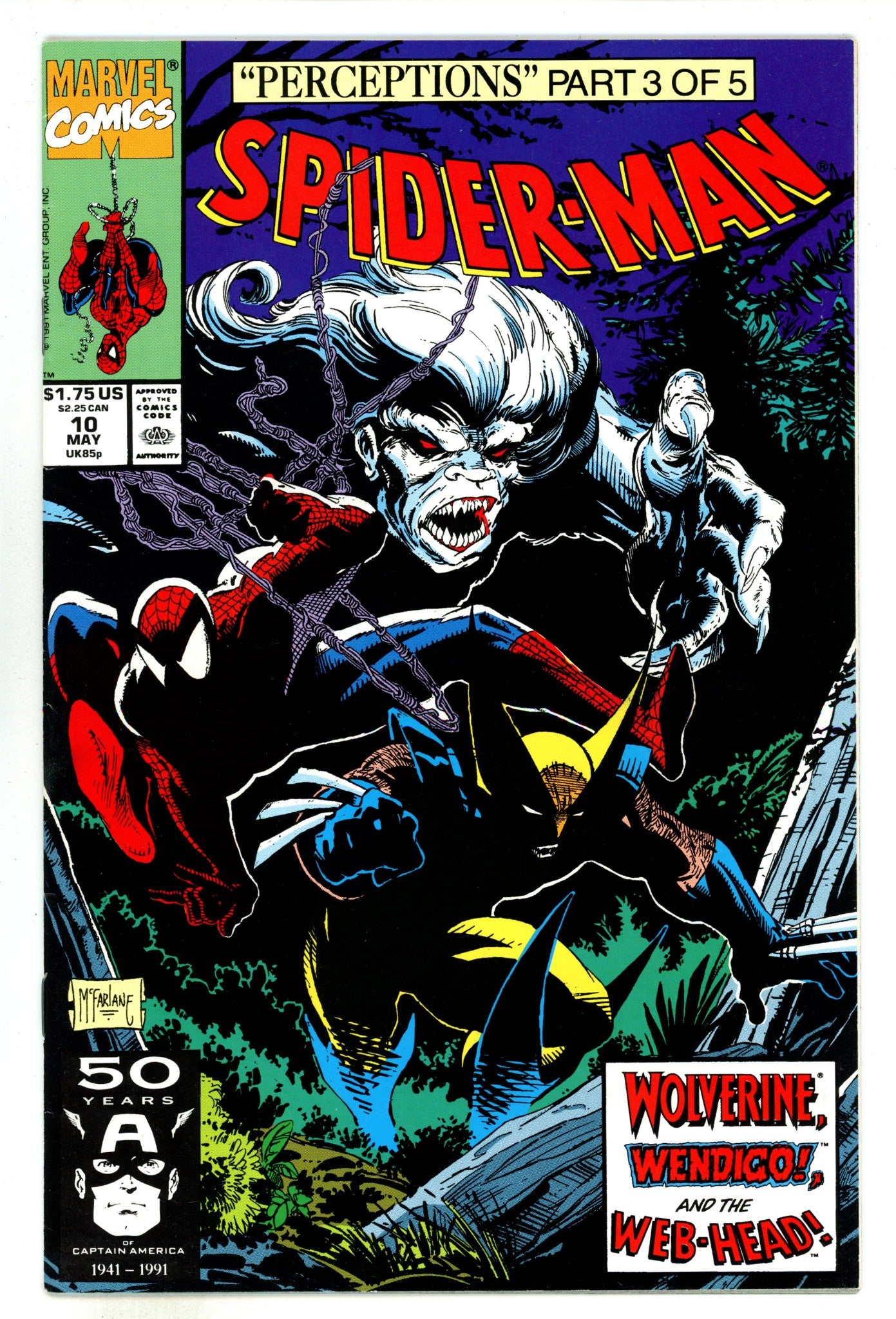 Spider-Man Vol 1 10 Mid Grade (1991) 