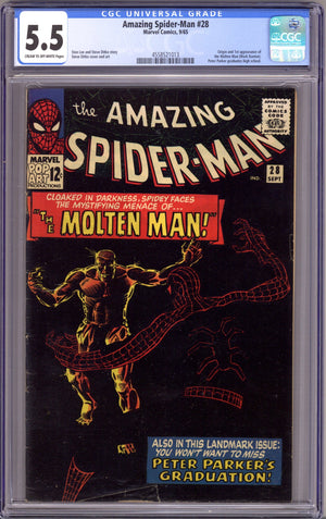 The Amazing Spider-Man Vol 1 28 CGC 5.5 (FN-) (1965)