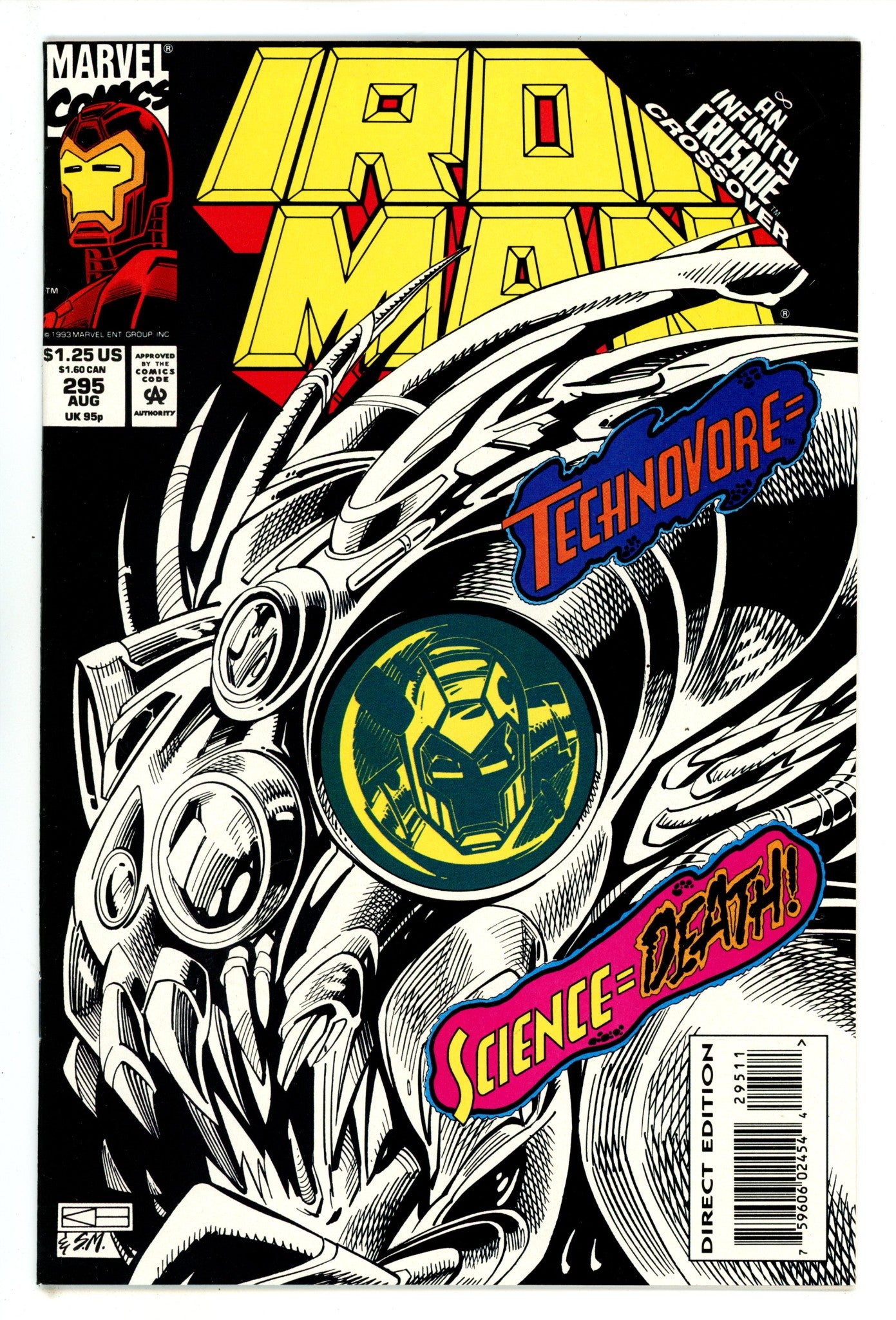 Iron Man Vol 1 295 High Grade (1993) 