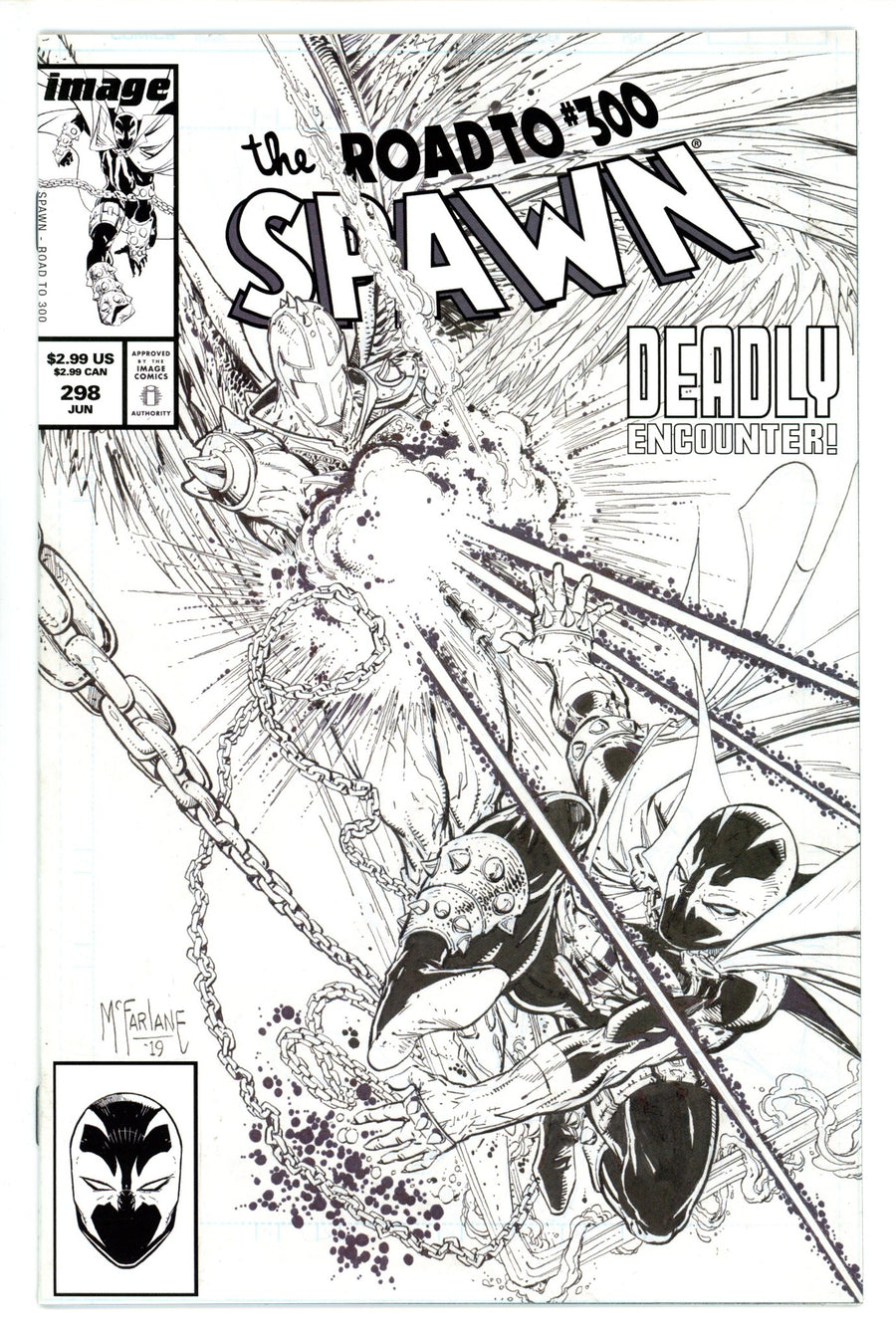 Spawn 298 Mcfarlane B&W Variant (2019)