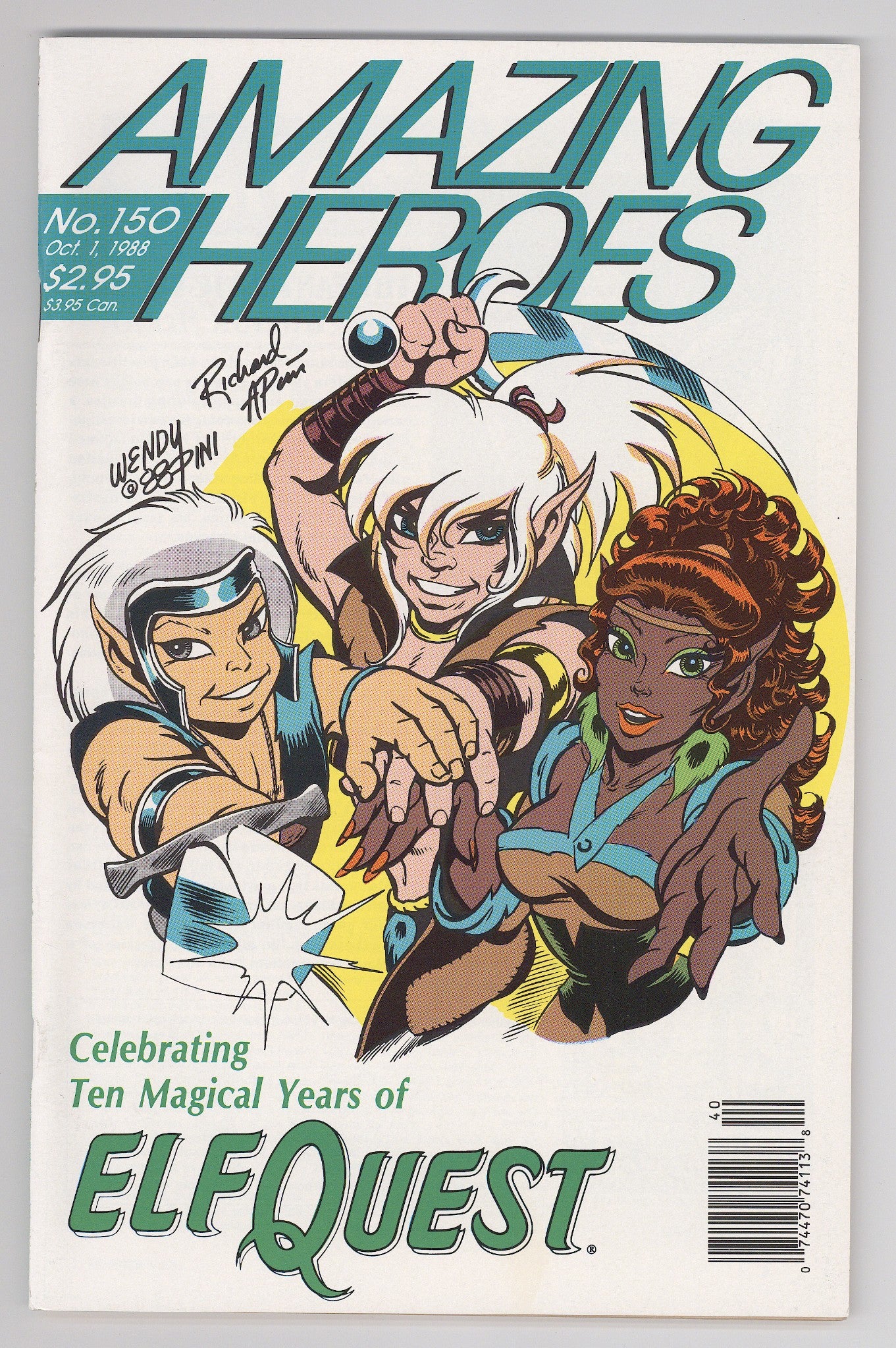Amazing Heroes 150 VF (8.0) (1988) 