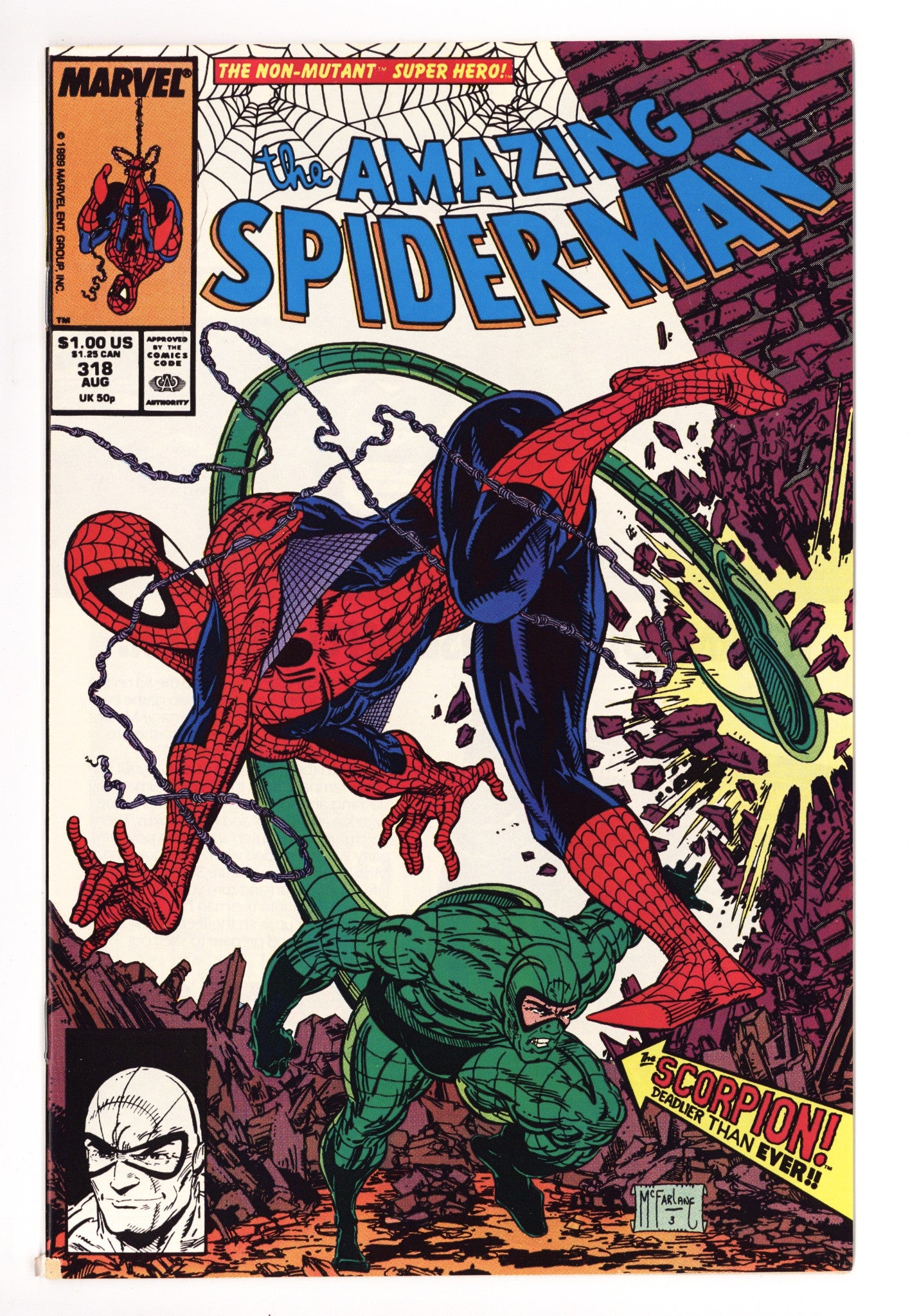 The Amazing Spider-Man Vol 1 318 VF (8.0) (1989) 
