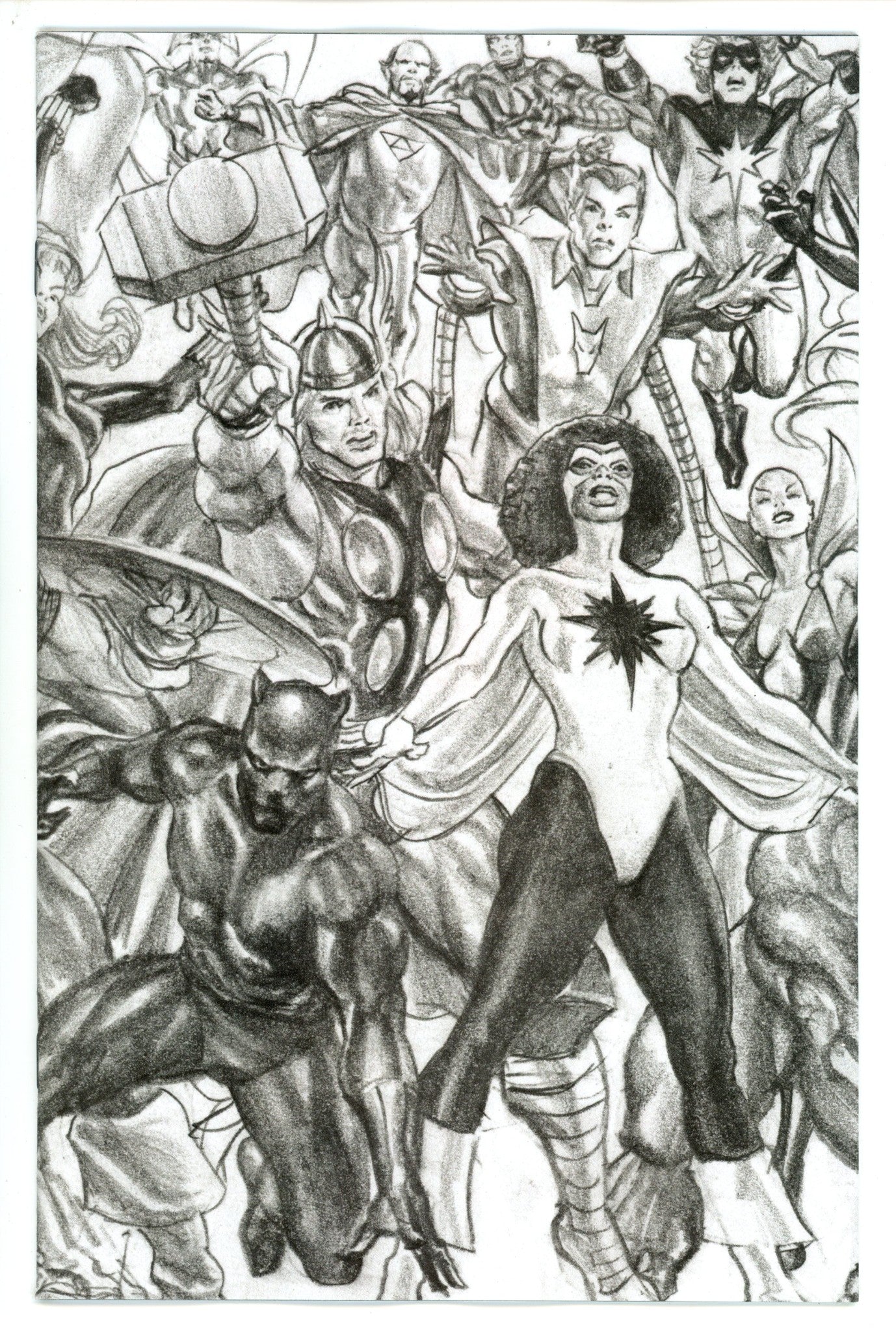 Avengers Inc. 1 Ross Connecting Sketch Incentive Variant NM- (2023)