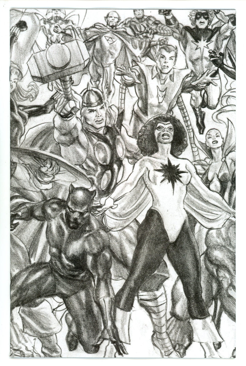 Avengers Inc. 1 Ross Connecting Sketch Incentive Variant NM- (2023)