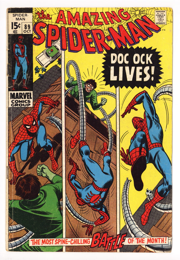 The Amazing Spider-Man Vol 1 89 VG- (3.5) (1970)