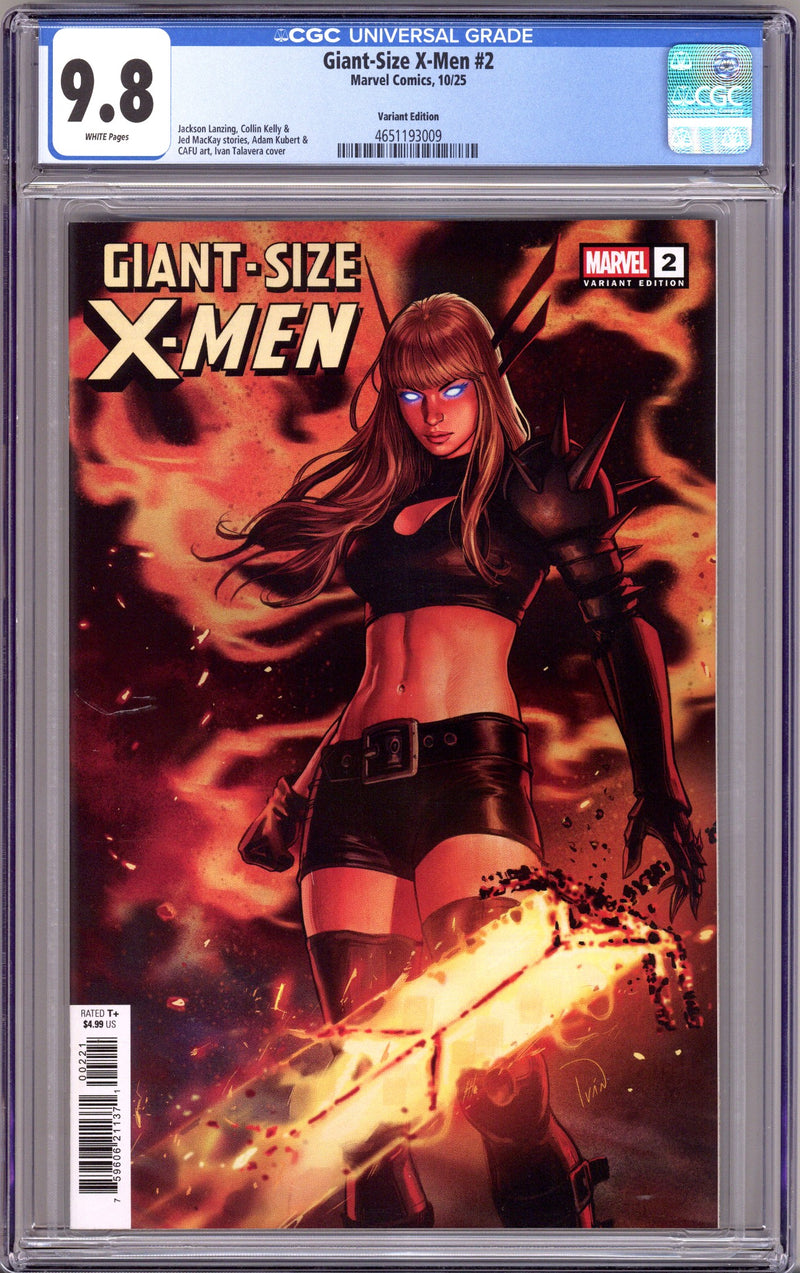 Giant-Size X-Men Vol 3 2 CGC 9.8 (NM/M) (2025) Talavera Variant 