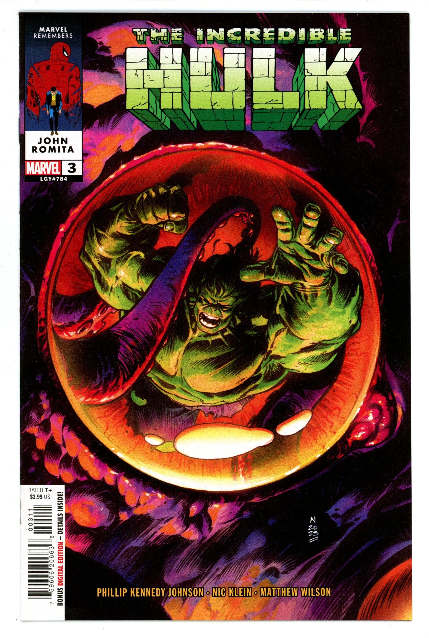 Incredible Hulk Vol 4 3 (784) High Grade (2023) 