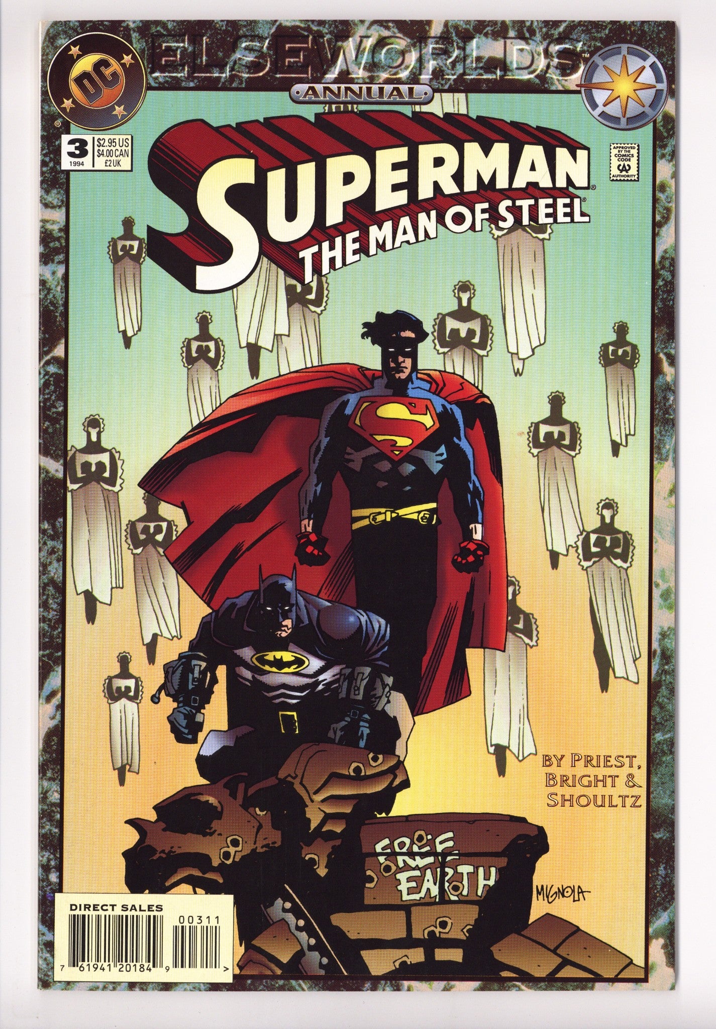 Superman: The Man of Steel Annual 3 High Grade (1994) 